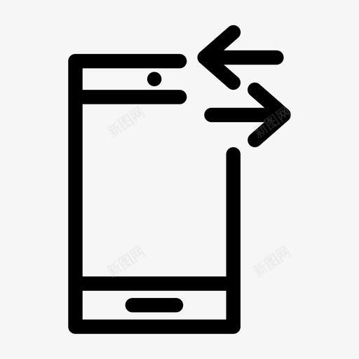 传送智能手机文件技术图标svg_新图网 https://ixintu.com 传送智能手机 技术 文件 智能手机介质