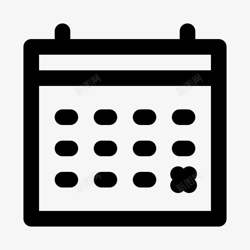 期限业务开发图标svg_新图网 https://ixintu.com 业务 办公 开发 期限 规划 项目管理