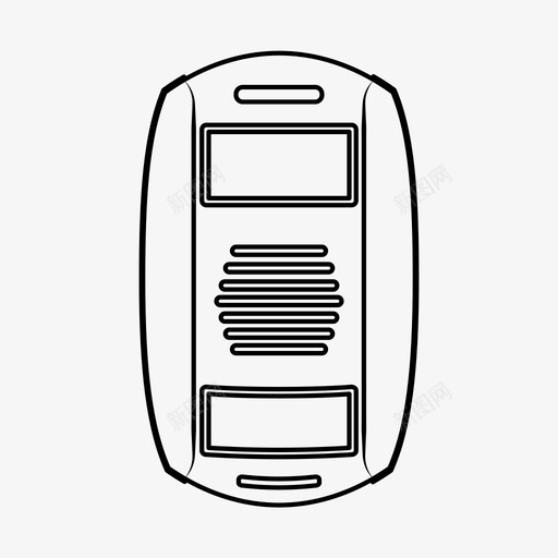 移动传感器报警器窃贼图标svg_新图网 https://ixintu.com 人 家庭安全 报警器 无线 移动传感器 窃贼
