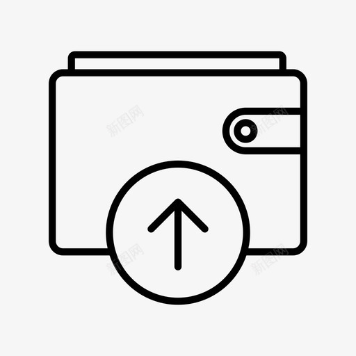 钱包汇款转账图标svg_新图网 https://ixintu.com 上传 充值 汇款 转账 钱包 钱包支付