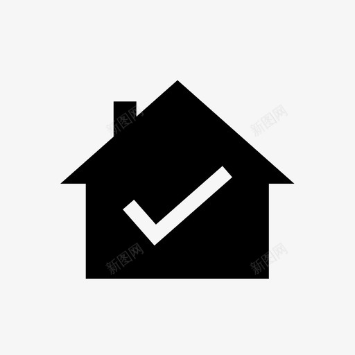 房屋认证建筑认证能源认证图标svg_新图网 https://ixintu.com 建筑认证 房屋检查 房屋清单 房屋认证 能源认证