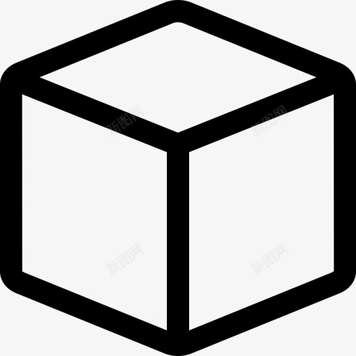 立方体3d几何图标svg_新图网 https://ixintu.com 3d cutiecons32px网格2倍笔划 几何 立方体 等轴测