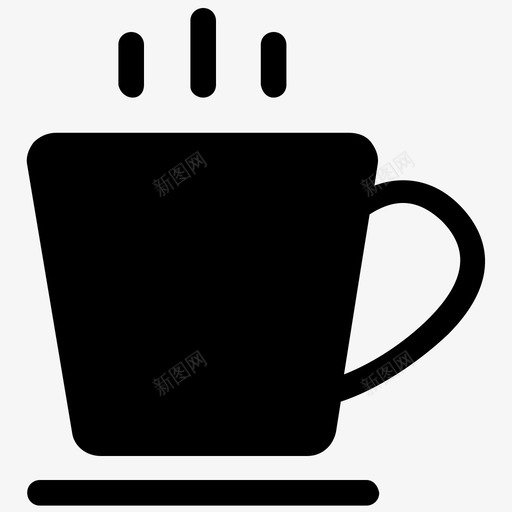 茶杯咖啡杯热饮图标svg_新图网 https://ixintu.com 咖啡杯 热茶 热饮 用户界面图标集合 茶杯