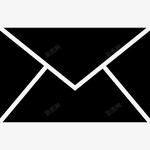 邮件关闭信封背面界面超图标svg_新图网 https://ixintu.com 界面 超图标 邮件关闭信封背面