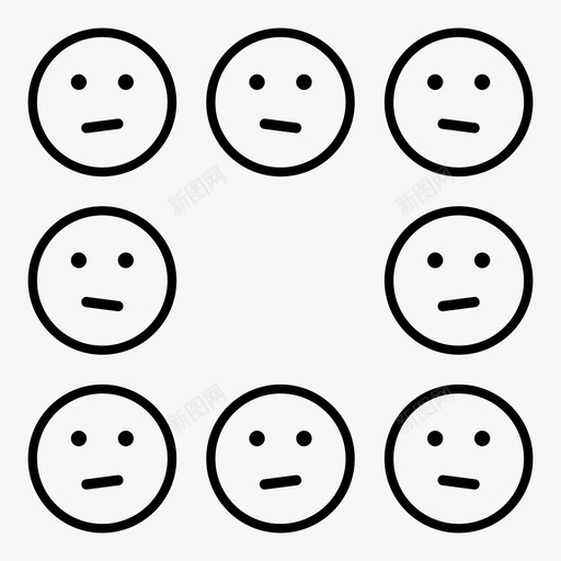 缺席人群群体图标svg_新图网 https://ixintu.com 人 人群 失踪 缺席 群体