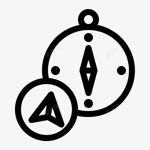 发送罗盘方向导航图标svg_新图网 https://ixintu.com 发送罗盘 导航 方向 风