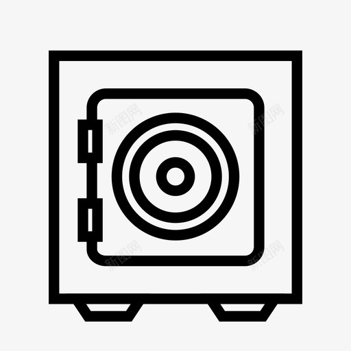 资金安全金融安全金库图标svg_新图网 https://ixintu.com 储蓄 安全银行 资金安全 金库 金融安全