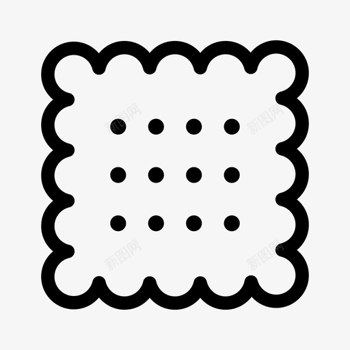 饼干甜点点心图标svg_新图网 https://ixintu.com 点心 甜点 食物 饼干