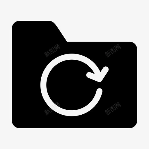 刷新文件夹存档集合图标svg_新图网 https://ixintu.com 保存 刷新文件夹 存储 存档 数据库 文件 集合