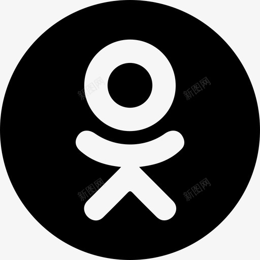 Odnoklassniki标志社交社交图标圆形svg_新图网 https://ixintu.com Odnoklassniki标志 社交 社交图标圆形