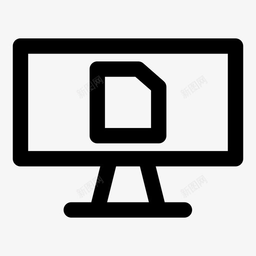 在线文档文件监视器图标svg_新图网 https://ixintu.com pdf 在线文档 文件 监视器 纸张 网站开发最大胆