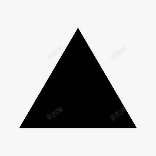 三角形向上箭头方向图标svg_新图网 https://ixintu.com 三角形向上 导航 指针 方向 箭头 箭头符号