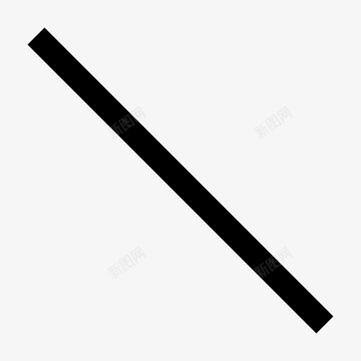 直线对角线斜线图标svg_新图网 https://ixintu.com 对角线 斜线 直线 软件 软件工具字形