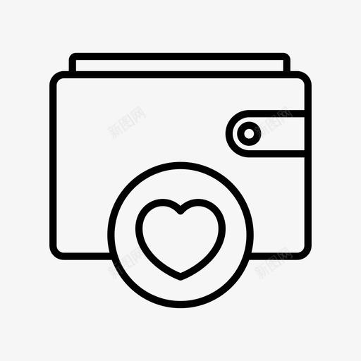 钱包货币最喜欢的钱包图标svg_新图网 https://ixintu.com 小袋 我的钱包 最喜欢的钱包 货币 钱包