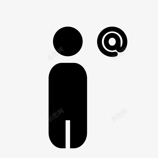 男联系人电子邮件图标svg_新图网 https://ixintu.com 人 电子邮件 男 男套装 联系人