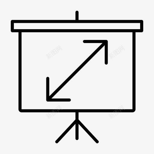 屏幕扩展全屏最大化图标svg_新图网 https://ixintu.com 全屏 屏幕扩展 拉伸 最大化 最大化最小化 调整大小