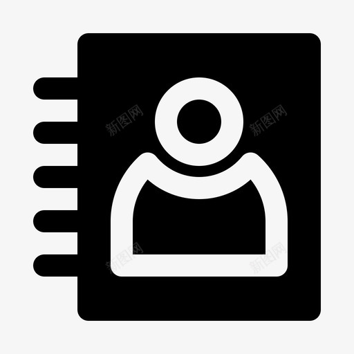 联系人业务开发图标svg_新图网 https://ixintu.com 业务 办公室 开发 联系人 规划 项目管理