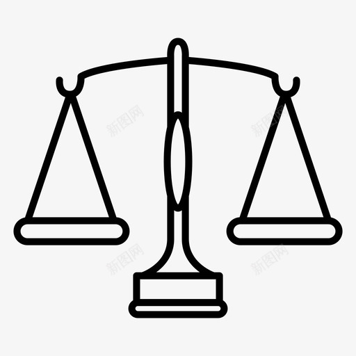 平衡秤商务评委图标svg_新图网 https://ixintu.com 商务 商务营销 平衡秤 营销 评委