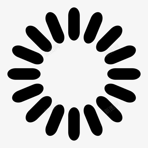 微调器加载挂起图标svg_新图网 https://ixintu.com 加载 加载图标 微调器 挂起 等待