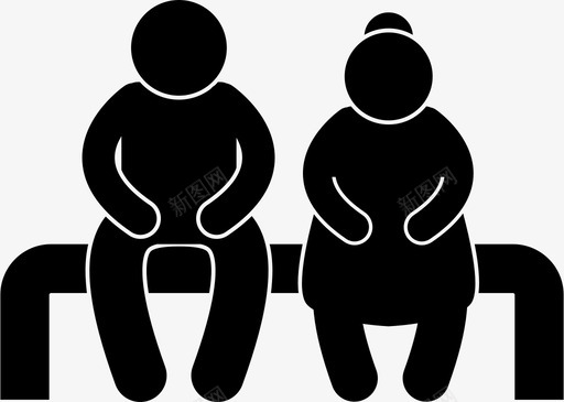 老夫妇老人丈夫图标svg_新图网 https://ixintu.com 丈夫 人 妻子 家庭 爱情 老人 老夫妇
