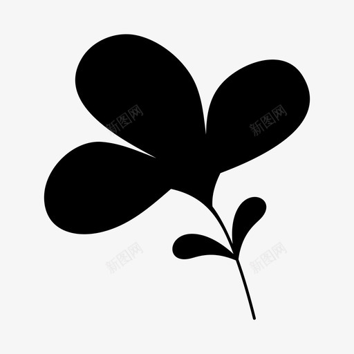 叶绿色叶状图标svg_新图网 https://ixintu.com 叶 叶状 植物 植物和树木 绿色