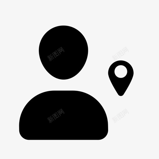 用户位置地理位置地图pin图标svg_新图网 https://ixintu.com 个人资料 地图pin 地理位置 用户 用户位置