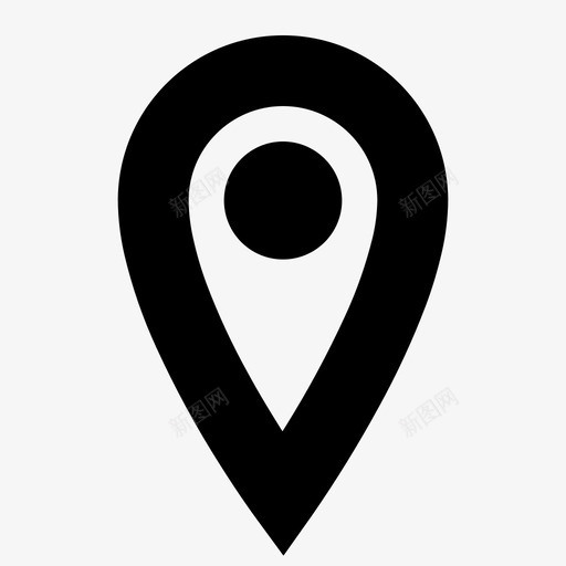 位置标记导航pin图标svg_新图网 https://ixintu.com pin pin标记 位置标记 导航
