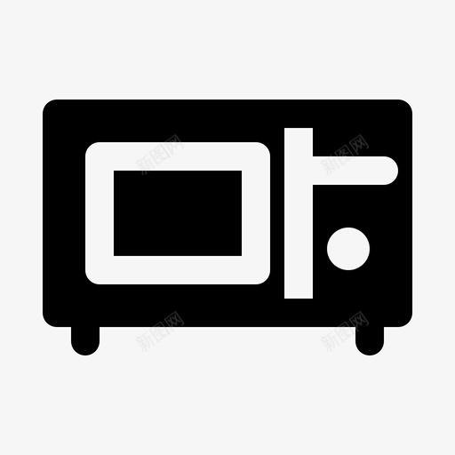 微波炉家庭自动化家用图标svg_新图网 https://ixintu.com 家庭自动化 家用 微波炉 技术 智能家居 网络