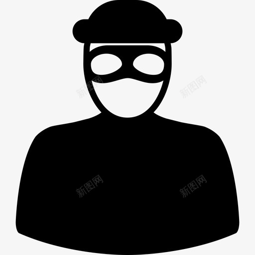 面目全非的强盗人特勤局图标svg_新图网 https://ixintu.com 人 特勤局 面目全非的强盗