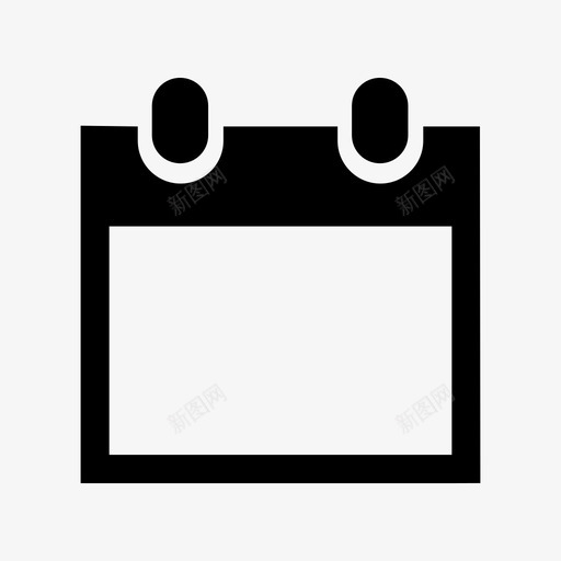日历日期日图标svg_新图网 https://ixintu.com 1 年 日 日历 日期 月
