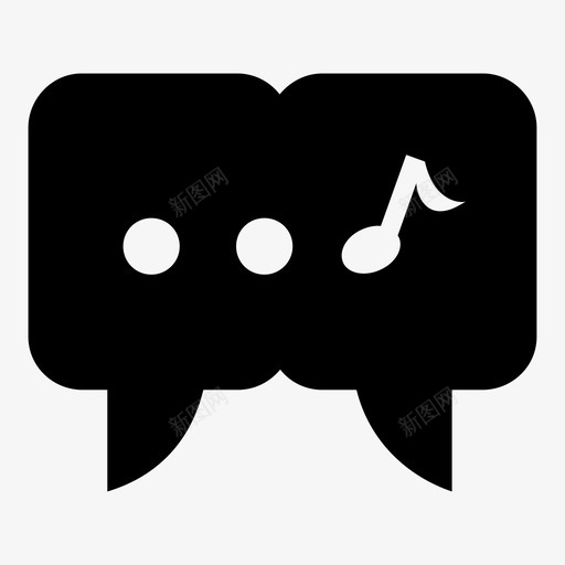 合唱团和弦共鸣图标svg_新图网 https://ixintu.com 共鸣 合唱 合唱团 和弦 歌唱 歌唱团 歌曲 讨论和评论