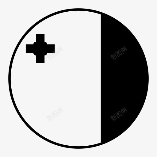 马耳他国旗国家国旗图标svg_新图网 https://ixintu.com 世界国旗 国家 国旗 马耳他国旗