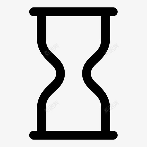 沙漏挂起状态图标svg_新图网 https://ixintu.com 光标最大胆 挂起 沙漏 状态 等待 观察