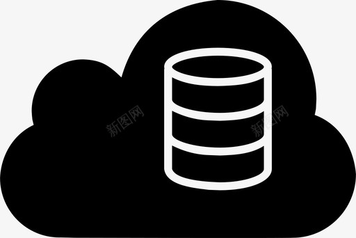 云数据库云存储云mysql图标svg_新图网 https://ixintu.com 云mysql 云sql 云存储 云数据库 云计算