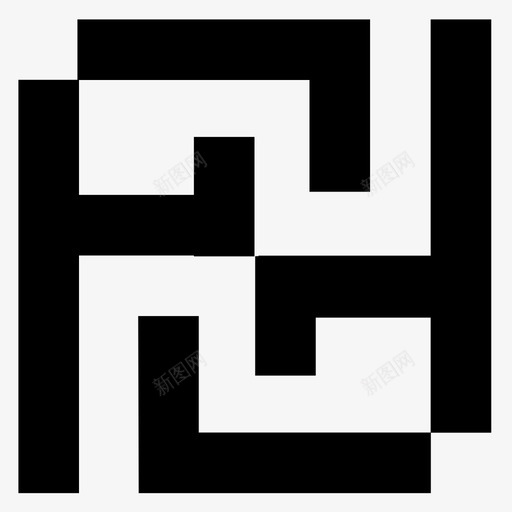 图案艺术装饰图标svg_新图网 https://ixintu.com 几何 几何形式 图案 形状 艺术 装饰 设计