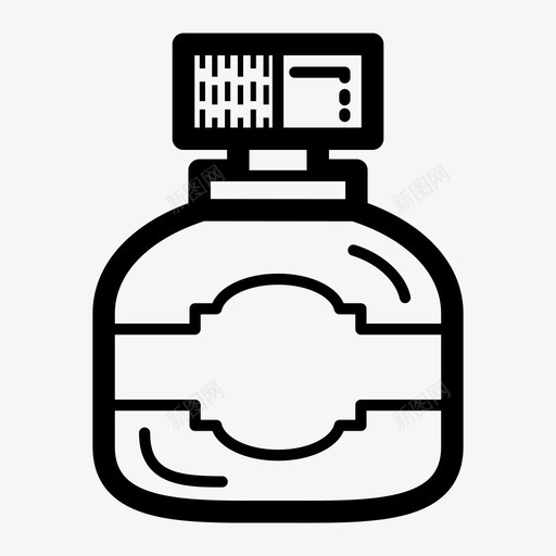 香水瓶子可爱图标svg_新图网 https://ixintu.com 可爱 服装配件 瓶子 香水