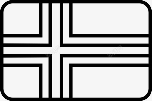 法罗群岛国家欧洲图标svg_新图网 https://ixintu.com 世界圆形矩形旗轮廓 国家 国旗 欧洲 法罗群岛