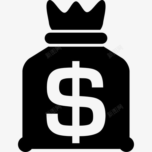 金钱袋商业创业偶像图标svg_新图网 https://ixintu.com 创业偶像 商业 金钱袋