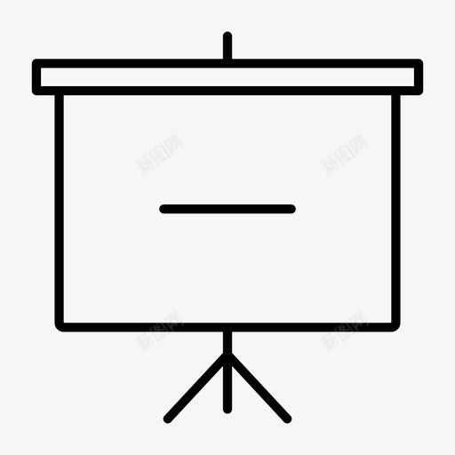 删除投影屏幕大屏幕解释者图标svg_新图网 https://ixintu.com 删除投影屏幕 大屏幕 教学 板 演示 解释 解释者