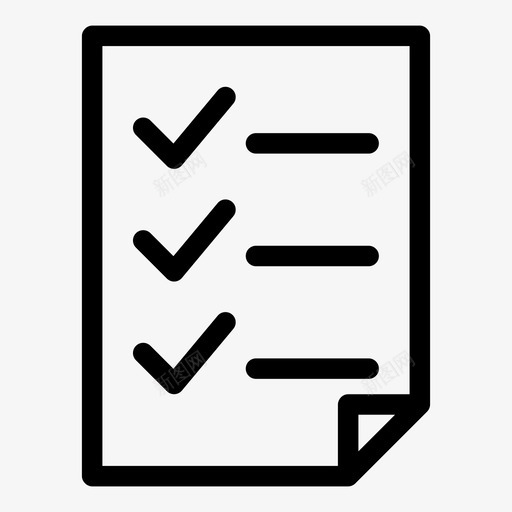 检查列表接受批准图标svg_新图网 https://ixintu.com 列表 完成 批准 接受 检查 检查列表