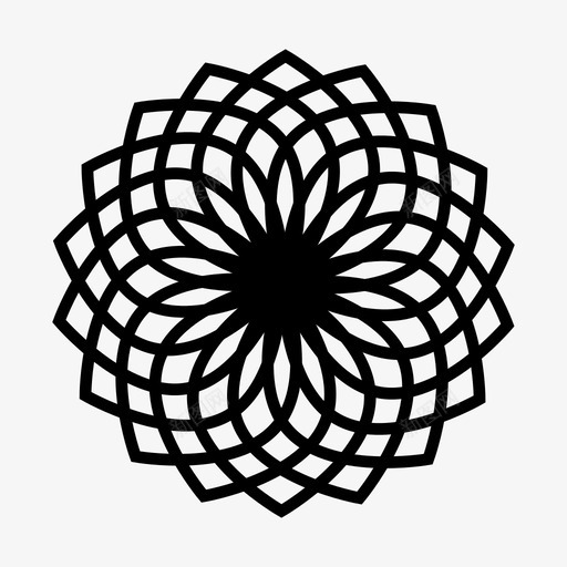 兰果丽莲花美容装饰图标svg_新图网 https://ixintu.com 兰果丽莲花 美容 花卉 装饰