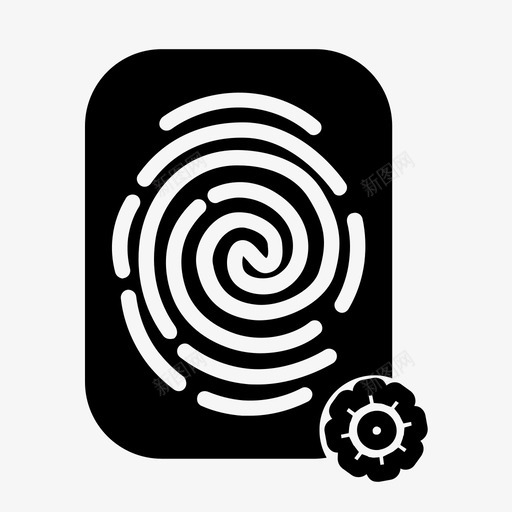指纹设置扫描拇指图标svg_新图网 https://ixintu.com 扫描 拇指 指纹设置