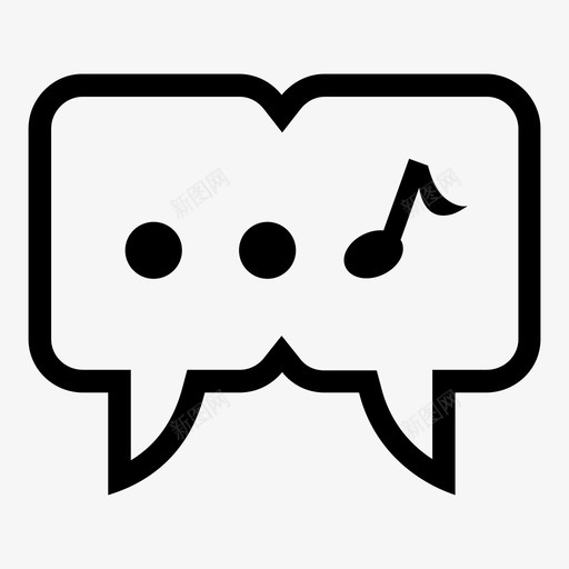 合唱团和弦共鸣图标svg_新图网 https://ixintu.com 共鸣 合唱 合唱团 和弦 歌唱 歌唱团 歌曲 讨论和评论