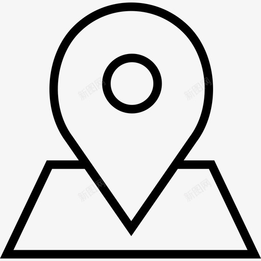 地图点位置地图标记svg_新图网 https://ixintu.com 位置 地图标记 地图点 标记 线图标