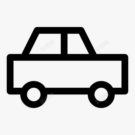 汽车运输车辆图标svg_新图网 https://ixintu.com 汽车 纯线路 车辆 运输