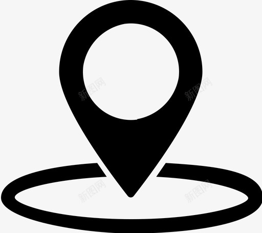 位置区域地点图标svg_新图网 https://ixintu.com 位置 入口位置 区域 地点