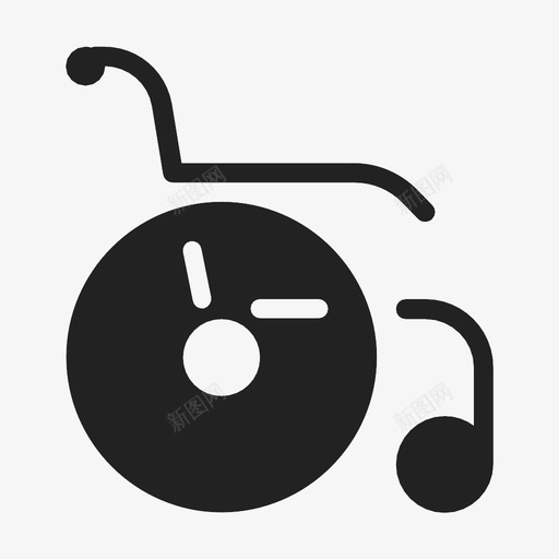 轮椅受伤三岁图标svg_新图网 https://ixintu.com 三岁 受伤 轮椅