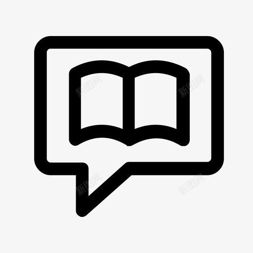 留言簿教育文字图标svg_新图网 https://ixintu.com 中小学教育 教育 文字 电子教育 留言簿