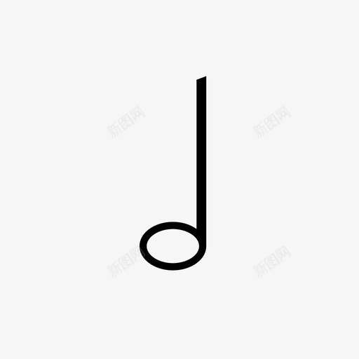 音符全音符半音符图标svg_新图网 https://ixintu.com 乐谱 全音符 半音符 长音符 音乐之旅 音符