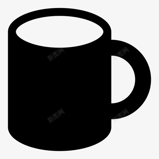 杯子容器饮料图标svg_新图网 https://ixintu.com ios工具栏图标字形 容器 杯子 水 饮料